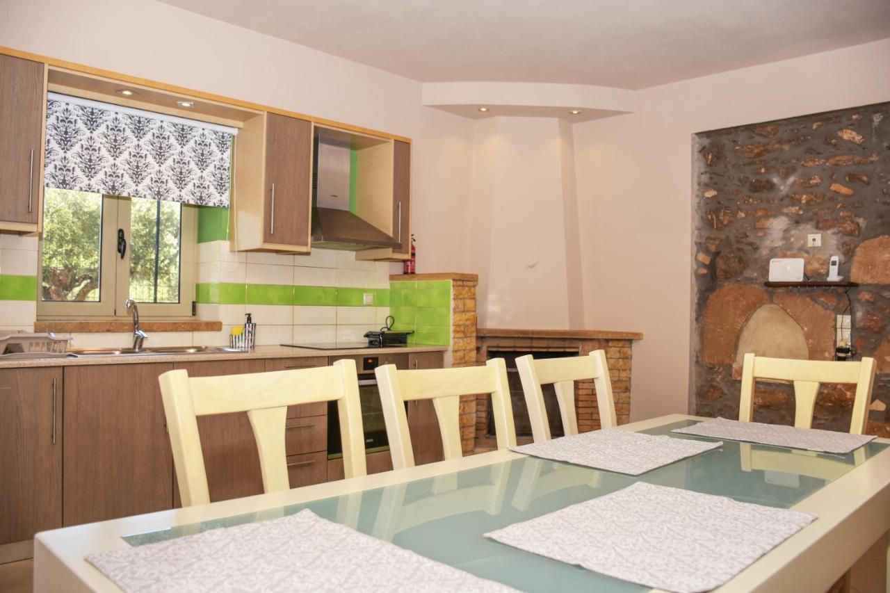 Вілла Pause Serenity House Into Olive Groves Agios Fotios Екстер'єр фото